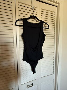 Abercrombie & Fitch Black backless Bodysuit